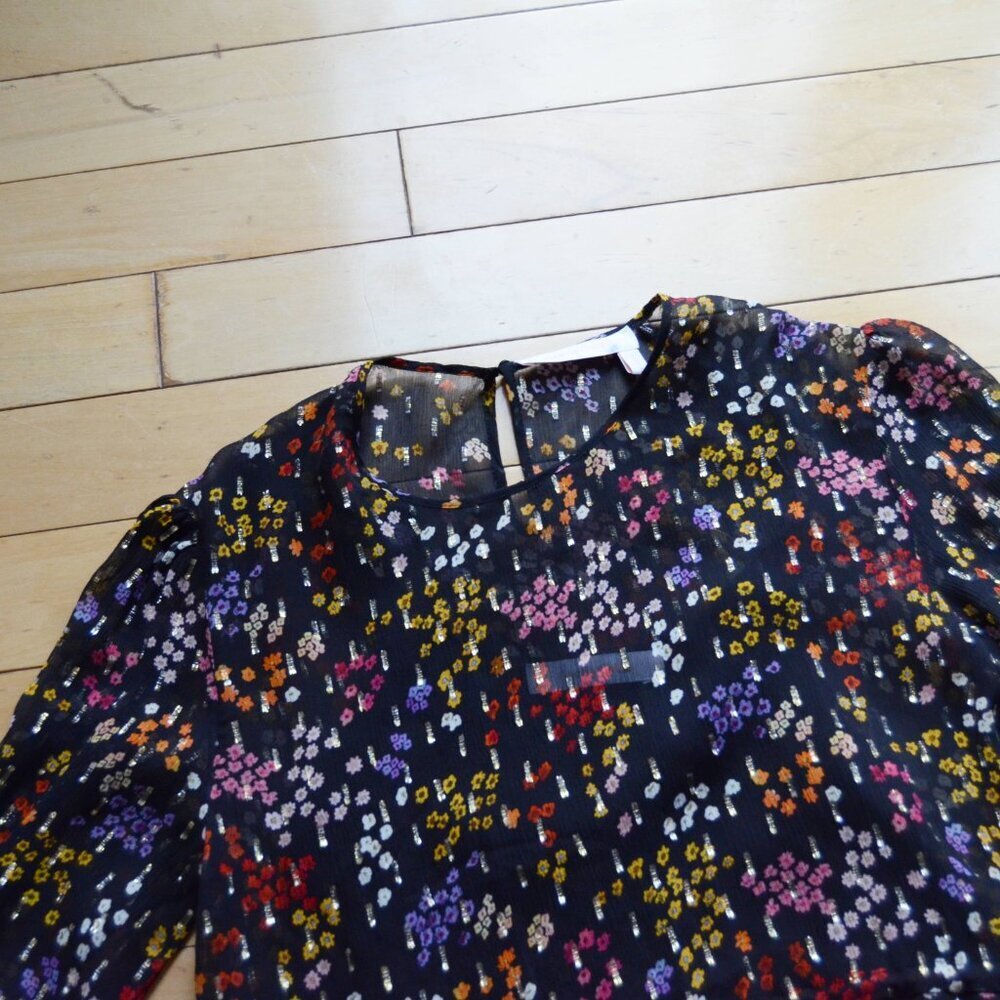 See by Chloé Multi-Coloured Floral Printed Dress Size 38 US S - Picture 3 of 15